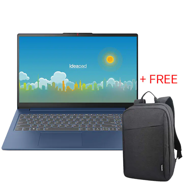 Lenovo IdeaPad Slim 3 15.6" R3-7320U + FREE Lenovo 15.6" Backpack