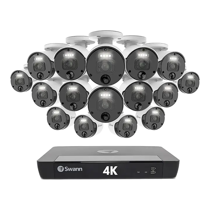 Swann Master Series 16-Channel 16-Camera System - Black BB22298910