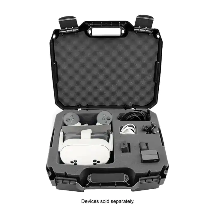 Travel Case for Meta Quest 3S, 3 and 2 VR Headsets - Black BB21641905