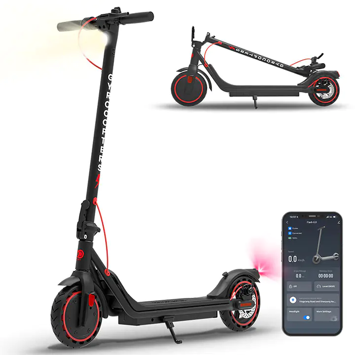 Gyrocopters Flash 6.0 Foldable eScooter - Black