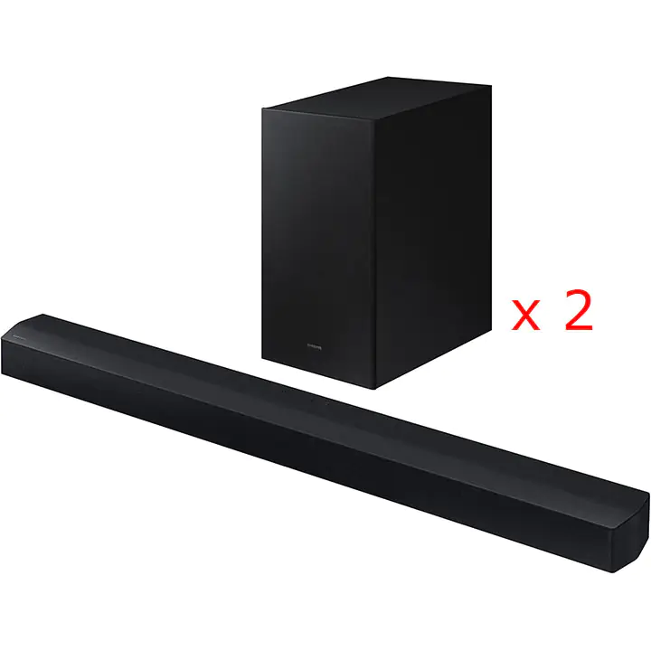 Samsung Essential C-Series HW-C445 2.1ch Soundbar - Bundle of 2