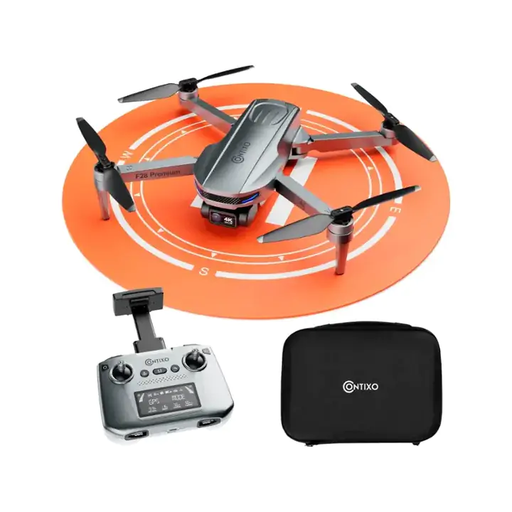 Contixo F28-Premium GPS 4K Gimble Camera Drone - Gray BB22366507