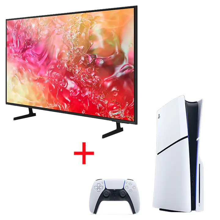 Samsung 70" UHD 4K Smart TV & PS5 Slim Disc Edition Bundle