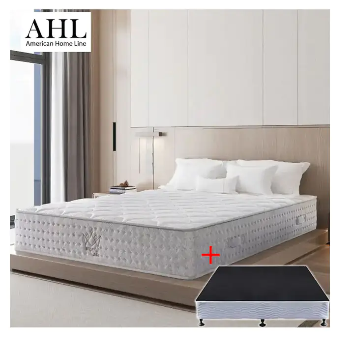 Imperial 12" Gel Memory Foam King Mattress 2in1 Set