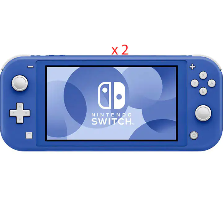 Nintendo Switch Lite Blue - Bundle of 2
