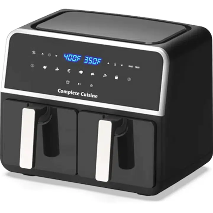 Complete Cuisine 9.5 Quart Dual Basket Digital Air Fryer