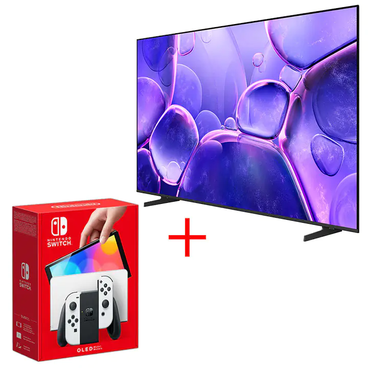 Samsung 65” TV & Nintendo Switch OLED Bundle