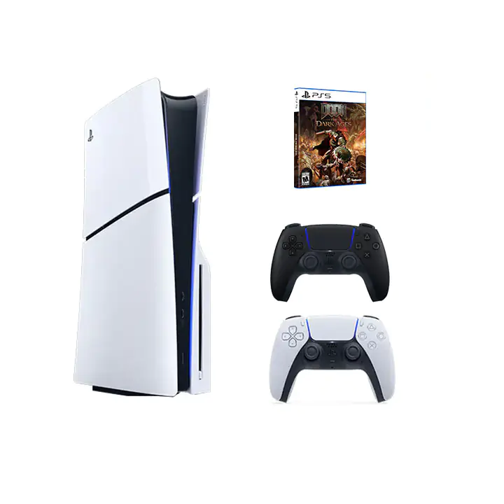PlayStation 5 Slim Disc Edition Doom Bundle