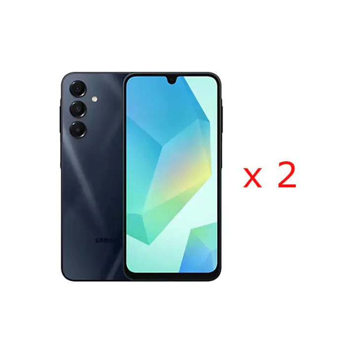 Samsung Galaxy A16 6.7" 128GB (Unlocked) Blue Black - Bundle of 2