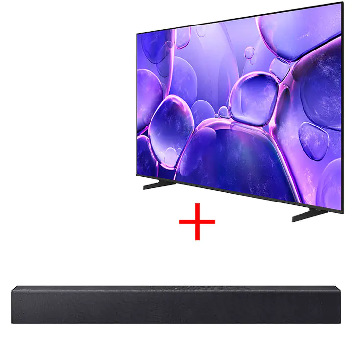 Samsung 55" UHD 4K Smart TV & Samsung HW-B400F 2.0 ch Subwoofer