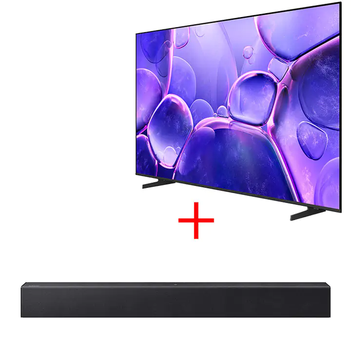 Samsung 70" U8000F Crystal UHD 4K Smart TV + Samsung 2.0 ch Soundbar