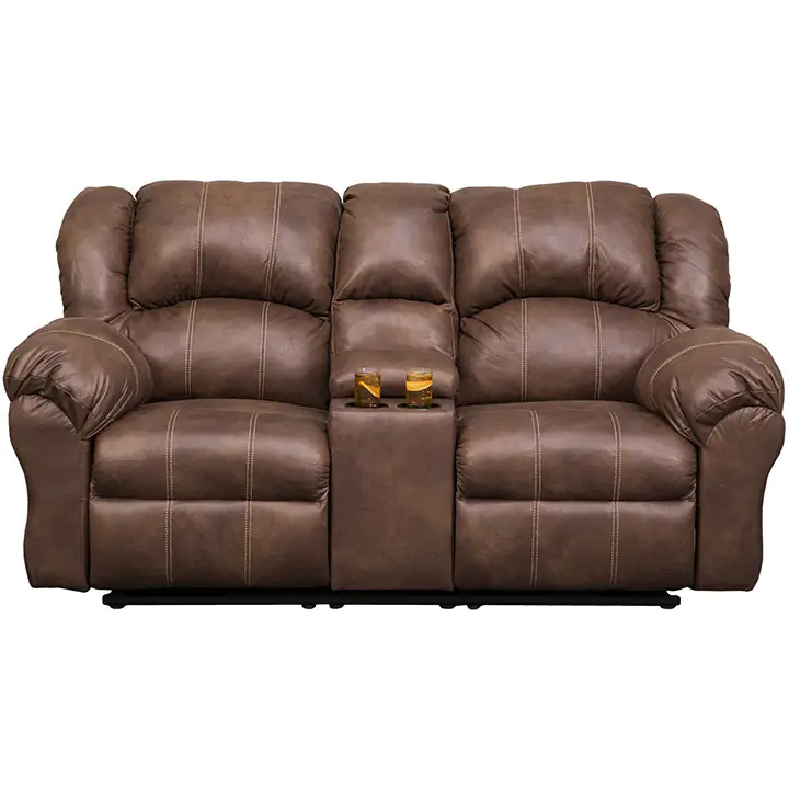 Telluride Cafe Motion Reclining Loveseat with Console