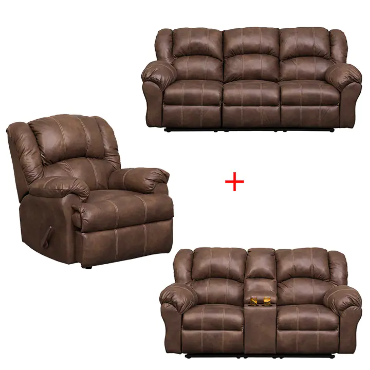 Telluride Cafe Motion Reclining Sofa, Loveseat and Chair