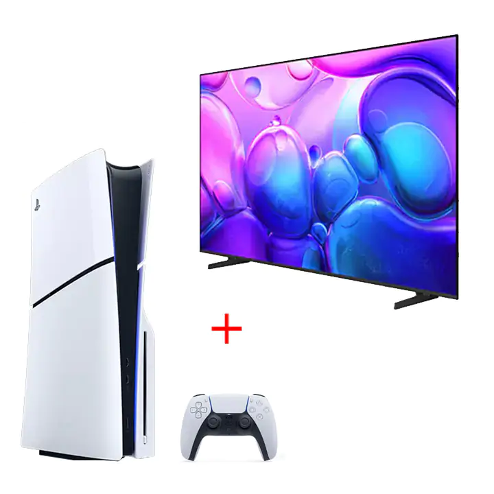 Samsung 65" QLED Q6F 4K Smart TV & PS5 Slim Disc Edition Bundle