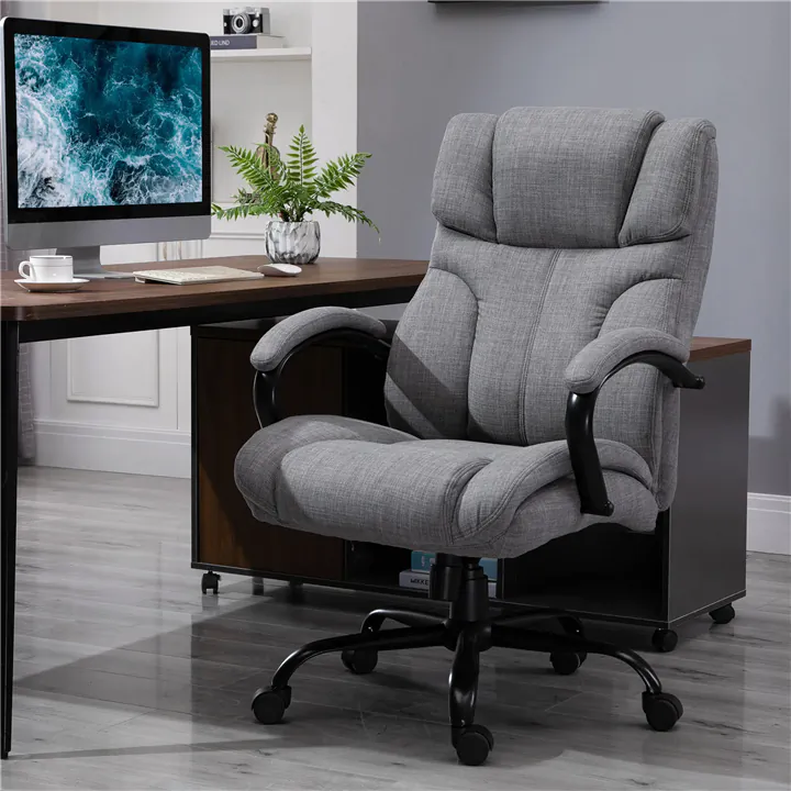 500 lbs Big & Tall Executive Office Chair – Adjustable Height, Swivel