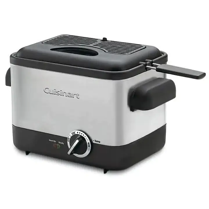 Cuisinart 1.1L Analog Compact Deep Fryer Black Stainless BB22475095