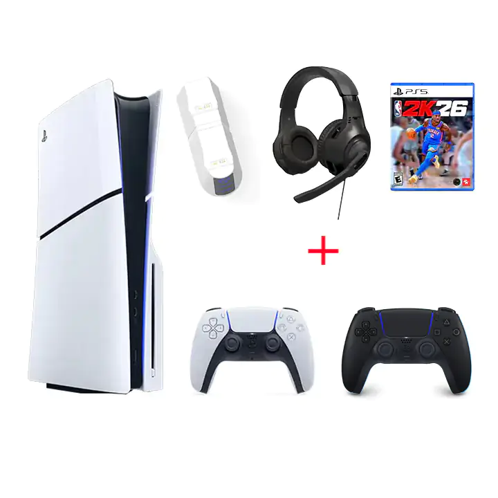 PlayStation5 Slim Disc Edition Bundle with FREE Game