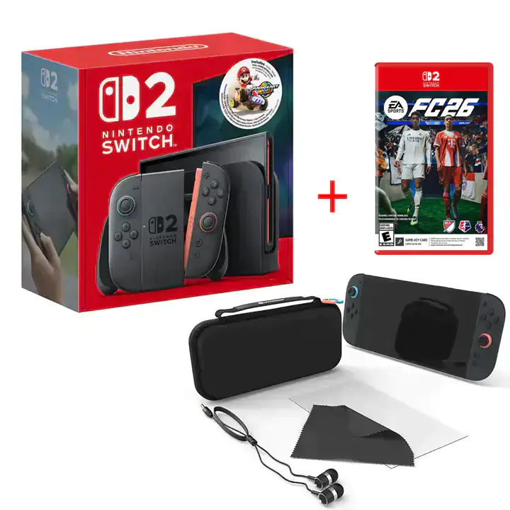 Nintendo Switch 2 + Mario Kart™ World Bundle with FC26 Game