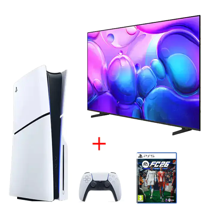 Samsung 65" QLED Q6F 4K Smart TV & PS5 Slim Disc Bundle with FC26