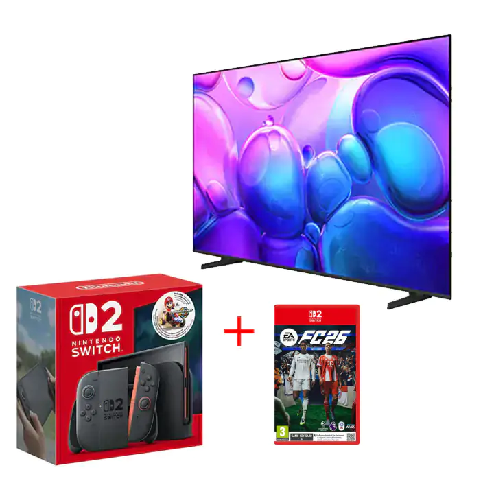 Samsung 65” QLED Q6F 4K Smart TV & Nintendo Switch 2 Bundle with FC26