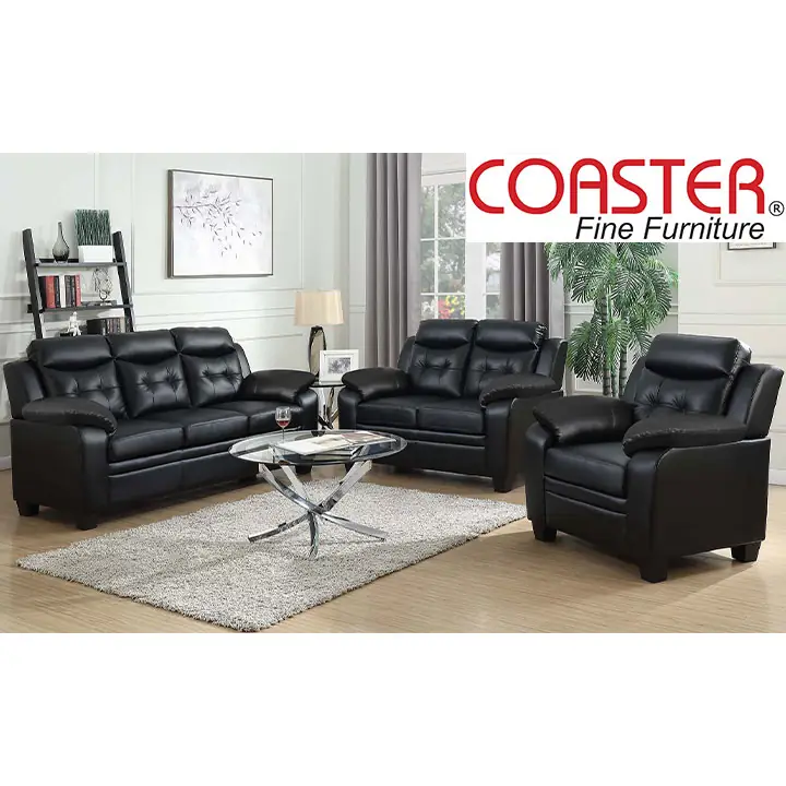 Finley Ultra Plush Leatherette 3 Piece Collection - S/L/C