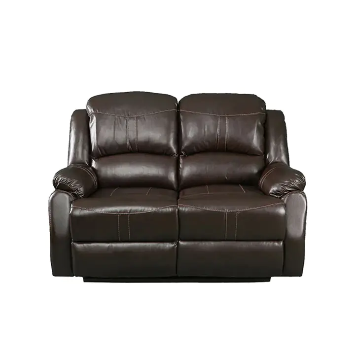 Lorraine Recliner Loveseat - Mocha Bonded Leather