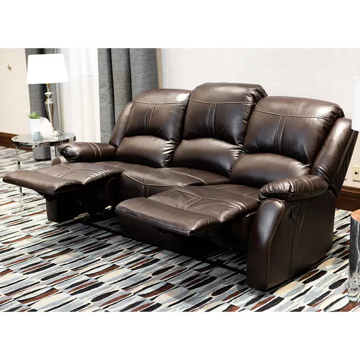 Lorraine Bel-Aire Deluxe  Reclining Living Room Set in Mocha Includes: Sofa & Loveseat