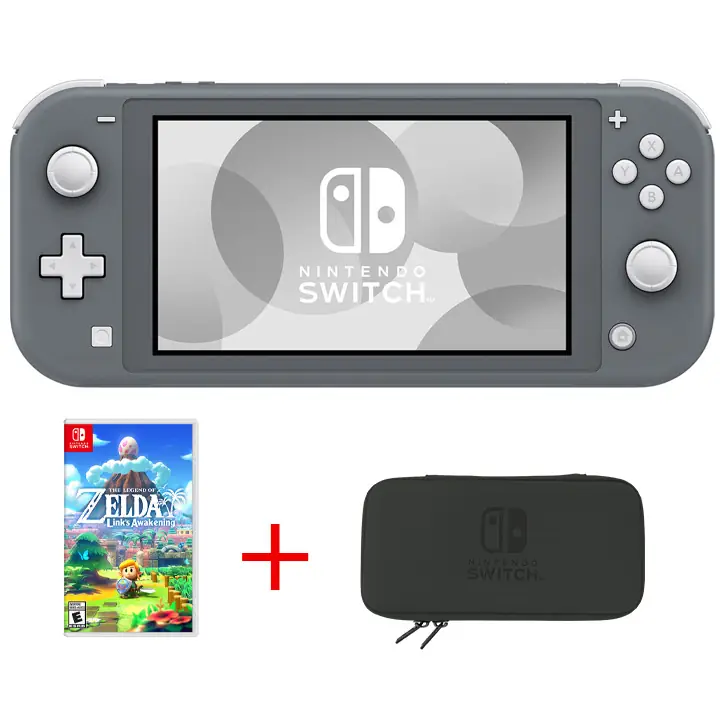Nintendo Switch Lite Gaming Bundle - Gray