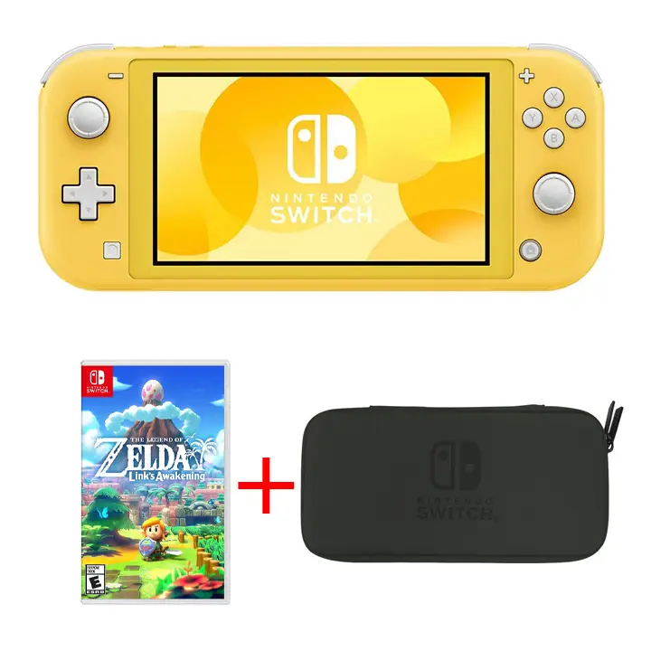 Nintendo Switch Lite Gaming Bundle - Yellow