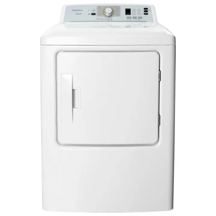 Insignia™ - 6.7 Cu. Ft. 10-Cycle Electric Dryer - White