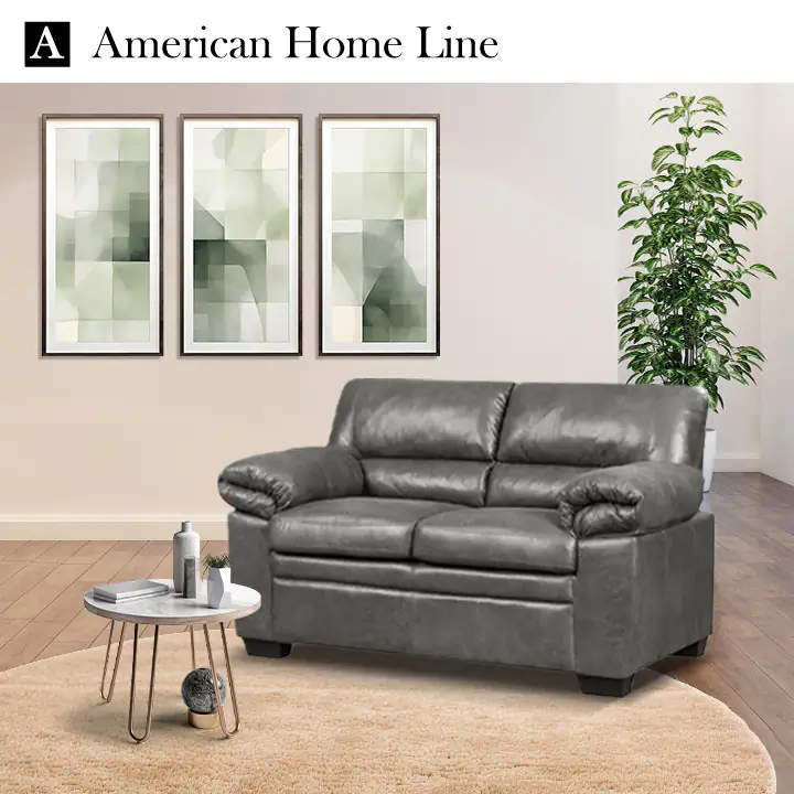 Jamieson Luxury Loveseat in Pewter