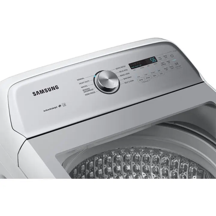 Samsung 5.0 Cu. Ft. 10-Cycle Top-Loading Electric Washer in White