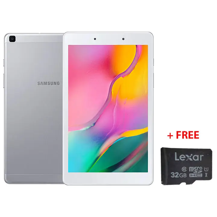 Samsung Galaxy Tab A 8" 32GB Tablet - Silver + Free 32GB MicroSD Card