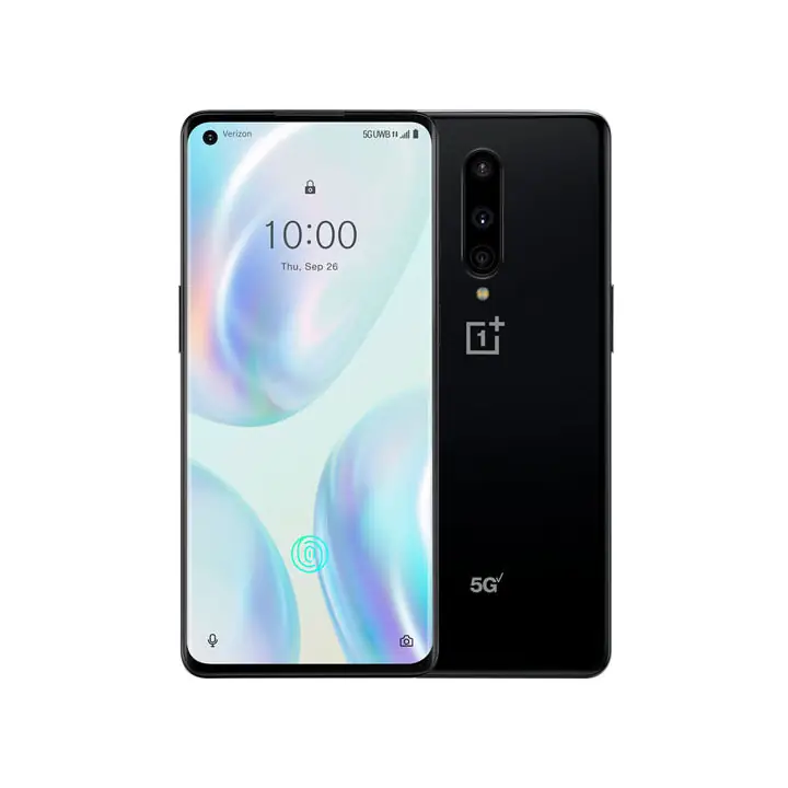 OnePlus 8 5G UW 6.55” 128GB Smartphone - Onyx Black
