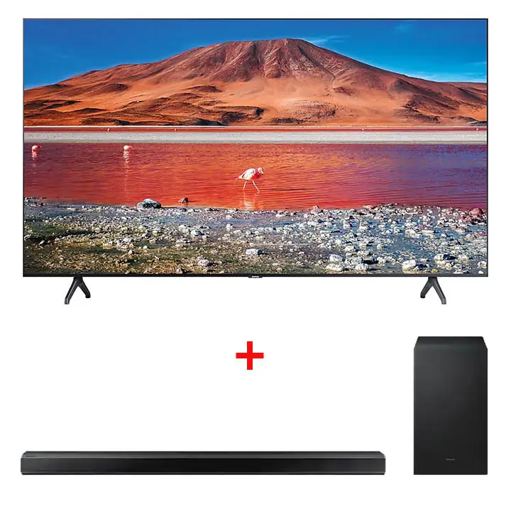 Samsung 65" Crystal 4K Smart TV + Samsung HW-Q600A 3.1.2ch Soundbar
