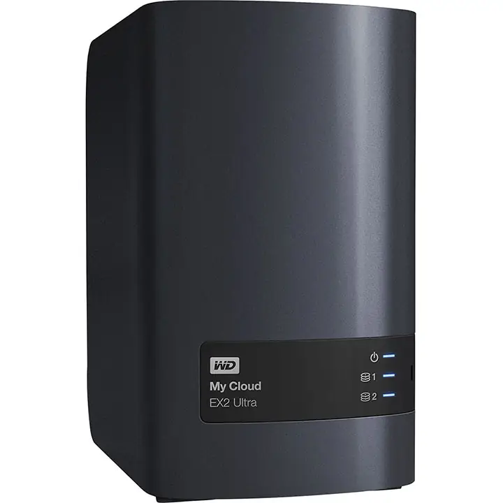 External Network Hard Drive WD My Cloud EX2 Ultra 8TB RAID BB19956905