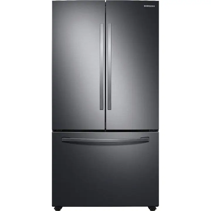 Samsung 28 cu. ft. Large Capacity 3-Door French Door Refrigerator - Black Stainless Steel