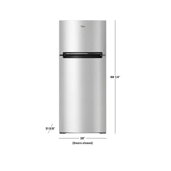 Whirlpool 17.7 Cu.Ft. TopFreezer Refrigerator Stainless BB20485985