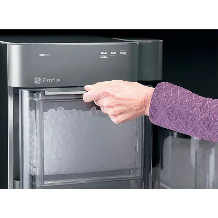 GE Profile Opal 2.0 24-lb. Portable Ice maker with Built-in WiFi - Stainless Steel