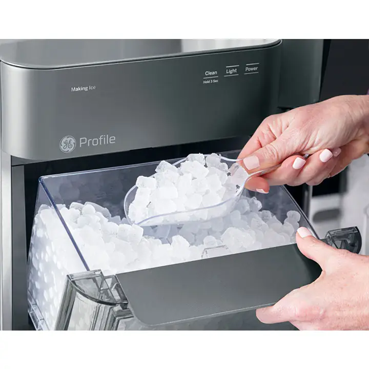 GE Profile Opal 2.0 24-lb. Portable Ice maker with Built-in WiFi - Stainless Steel