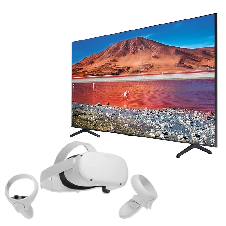 Samsung 65" TU7000 UHD 4K Smart TV & Oculus Quest 2 256GB VR Headset