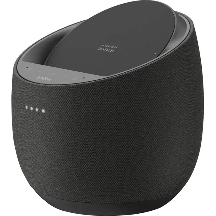 Belkin SoundForm Elite Hi-Fi Smart Speaker + Wireless Charger with Google Assistant