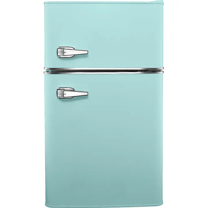 Insignia 3.1 cu.ft. Mini Fridge with Top Freezer Mint green BB21540827