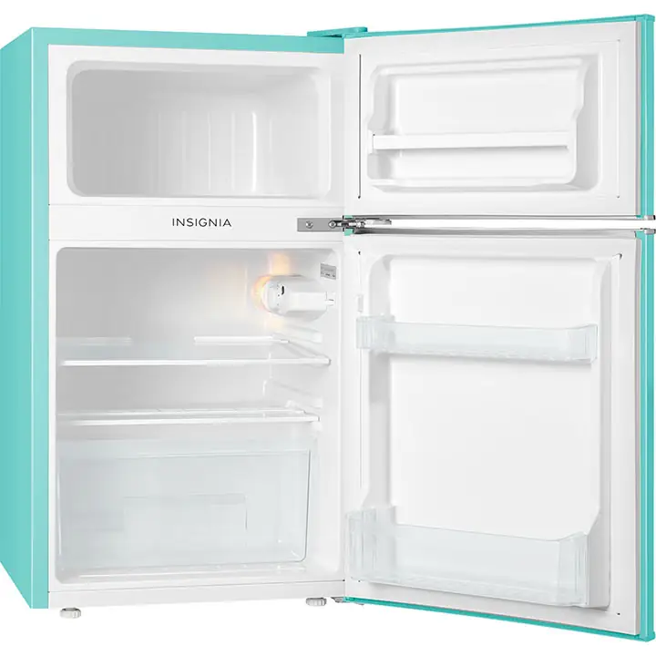 Insignia 3.1 cu.ft. Mini Fridge with Top Freezer Mint green BB21540827